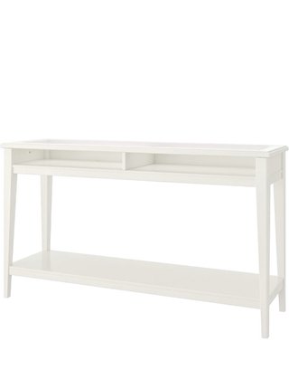 Consola Liatorp IKEA Blanca y Gris