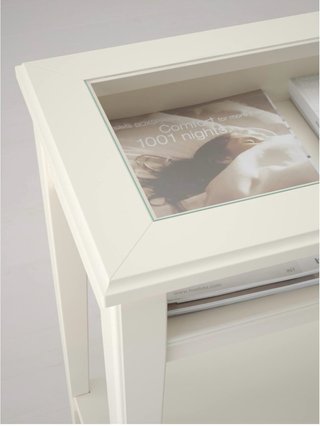 Consola Liatorp IKEA Blanca y Gris