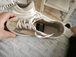 Golden Goose DB Plata/Blanco