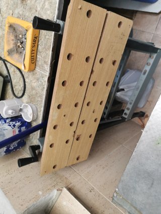 Mesa de trabajo plegable