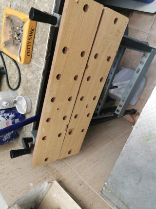 Mesa de trabajo plegable