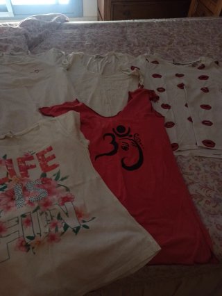 Lote 5 Camisetas Verano Talla S