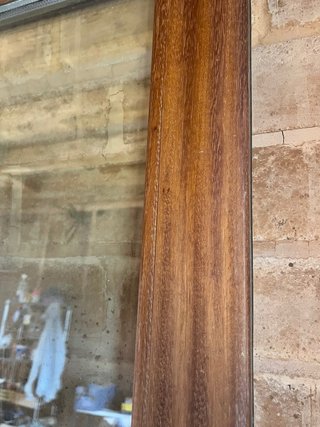 Hoja de cristal Iroko con Climalit