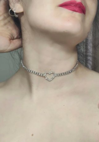 Gargantilla Corazón Brillantes
