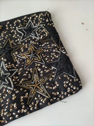 Bolso de mano Stradivarius estrellas