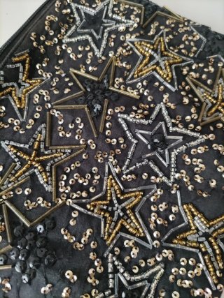 Bolso de mano Stradivarius estrellas