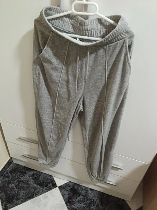 Pantalón chándal Stradivarius Gris Talla S