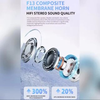 Auriculares UEESFIT A5 TWS Blancos