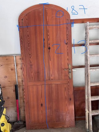 Puerta madera maciza Mobila vieja