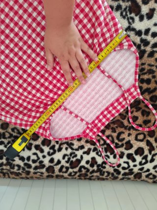 Vestido de verano Zara cuadros rojo S