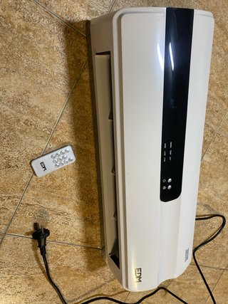 Calefactor ventilador cerámico pared, EDM. Nuevo