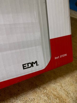 Calefactor ventilador cerámico pared, EDM. Nuevo