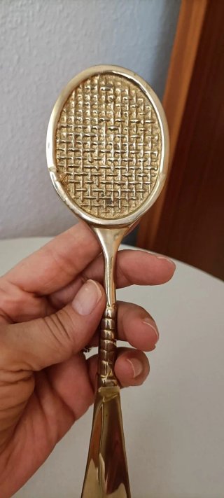 Calzador Bronce Vintage Raqueta Tenis