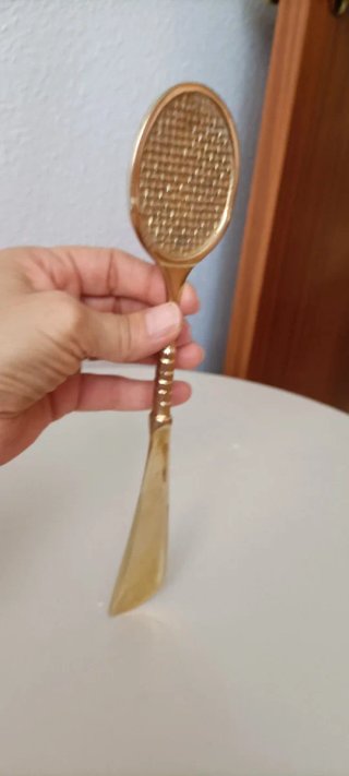 Calzador Bronce Vintage Raqueta Tenis
