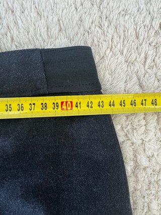 Versus Gianni Versace Falda lana gris vintage 46
