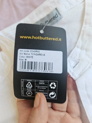 Camisa Lino Hombre Talla M Hot Buttered