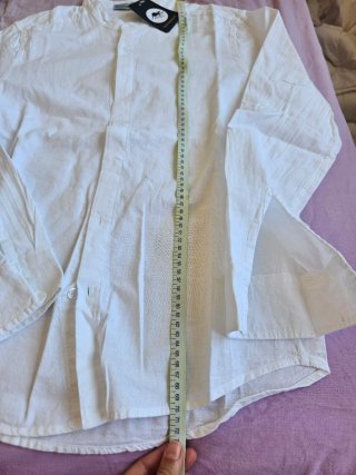 Camisa Lino Hombre Talla M Hot Buttered