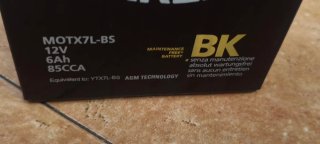 Batería Moto Magneti Marelli MOTX7L-BS 12V 6Ah
