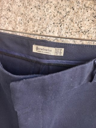 Pantalón de vestir azul marino