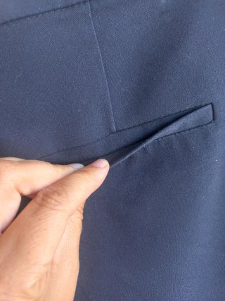 Pantalón de vestir azul marino