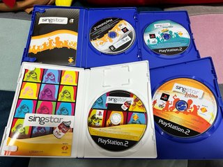 Pack Singstar PS2 + Micrófonos y conector