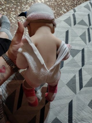 Muñeca de silicona platino blandita 37cm