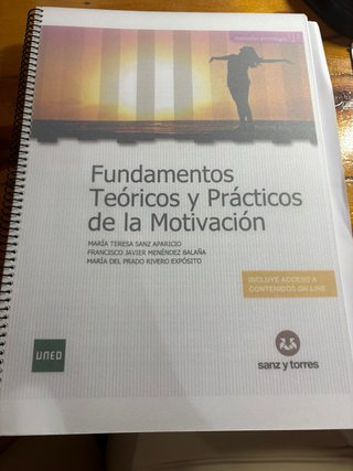 Apuntes Psicología de la Motivación UNED