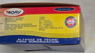 Altavoz Techo NORU NR-929-678 8 Ohm 20W