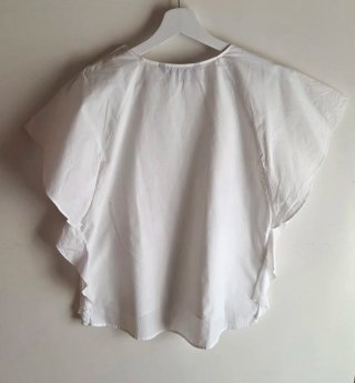 Blusa Zara Blanca Talla M