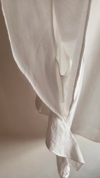 Blusa Zara Blanca Talla M