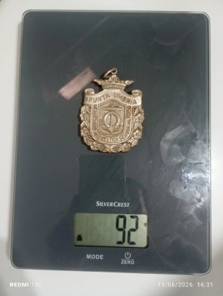 Medalla Hermandad Punta Umbría (Virgen del rocío)