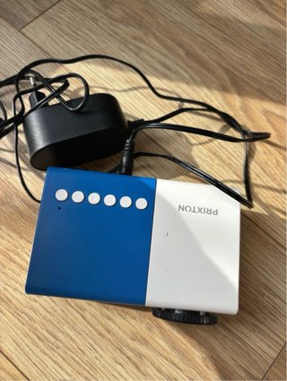 Proyector PRIXTÓN azul y blanco