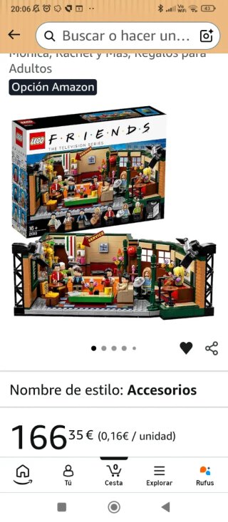 Pack LEGO Friends Central Perk 21319 + Set LUCES