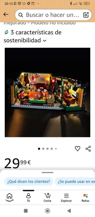 Pack LEGO Friends Central Perk 21319 + Set LUCES