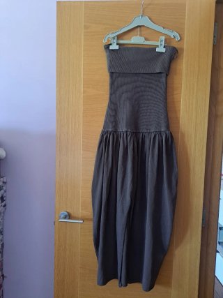 Vestido Bandeau Zara Nuevo con Etiqueta
