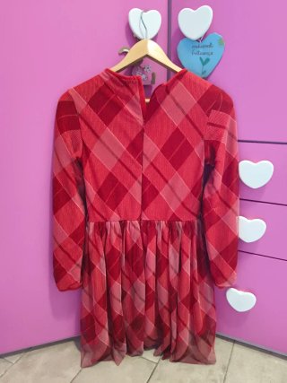 Vestito Marines Bambina 11/12 Anni Rosso