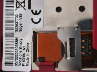 Sagem VS3 Vodafone Sympli Rojo