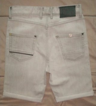 Shorts vaqueros talla 36 Springfield gris claro