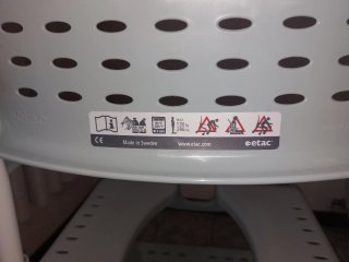 Silla de ducha y aseo para personas mayores
