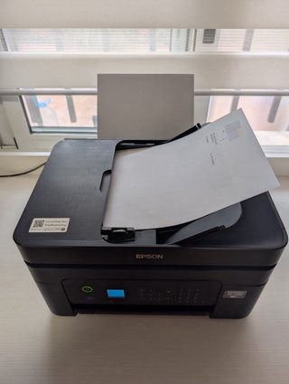 Impresora Epson WorkForce WF-2930DWF sin usar