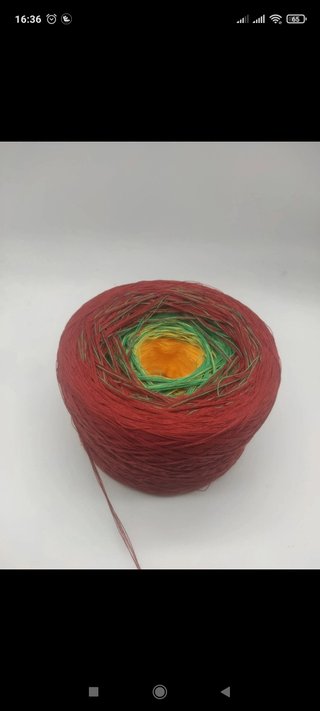 Gomitolo cotone sfumato