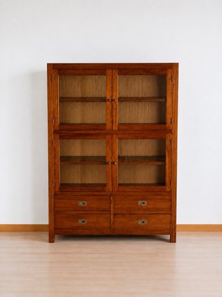 Vitrina Moicor Roble Macizo
