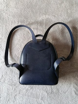 Zaino Emporio Armani donna blu scuro pelle
