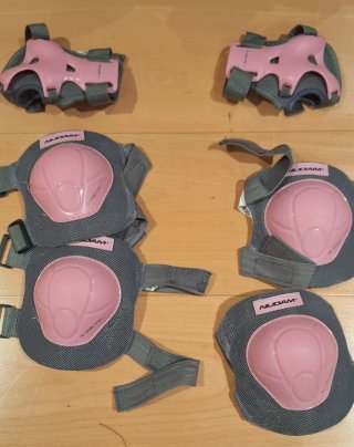 Patines en línea niña Oxelo. Núm 30-31-32 y protec