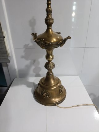 Lámpara Antigua Bronce Estilo Napoleón III