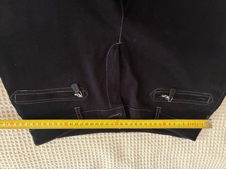 Pantalones negros llody, s con cremalleras