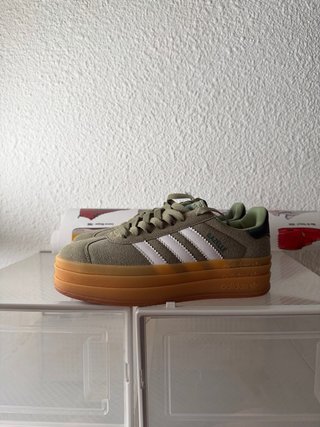Adidas Gazelle Verdes Plataforma