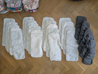 17 Pañales Reutilizables + 24 Insertos