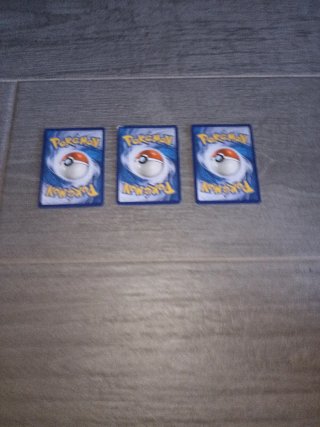 3 Cartas Pokémon Doradas GX