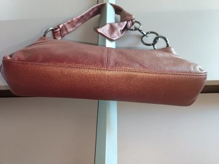 Borsa a spalla FURLA color bronzo metallizzato